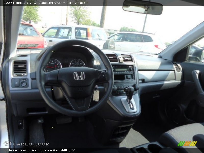 Alabaster Silver Metallic / Black 2009 Honda CR-V LX