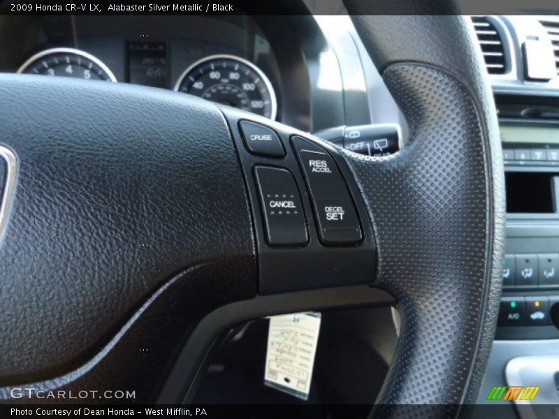 Alabaster Silver Metallic / Black 2009 Honda CR-V LX