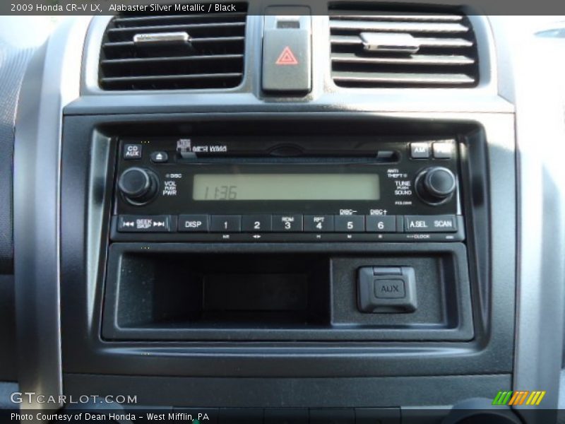 Alabaster Silver Metallic / Black 2009 Honda CR-V LX