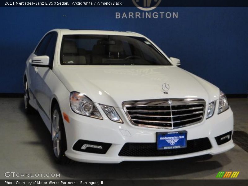 Arctic White / Almond/Black 2011 Mercedes-Benz E 350 Sedan