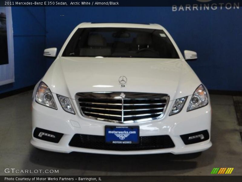Arctic White / Almond/Black 2011 Mercedes-Benz E 350 Sedan