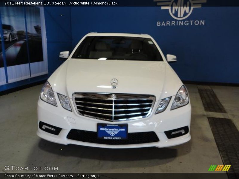 Arctic White / Almond/Black 2011 Mercedes-Benz E 350 Sedan