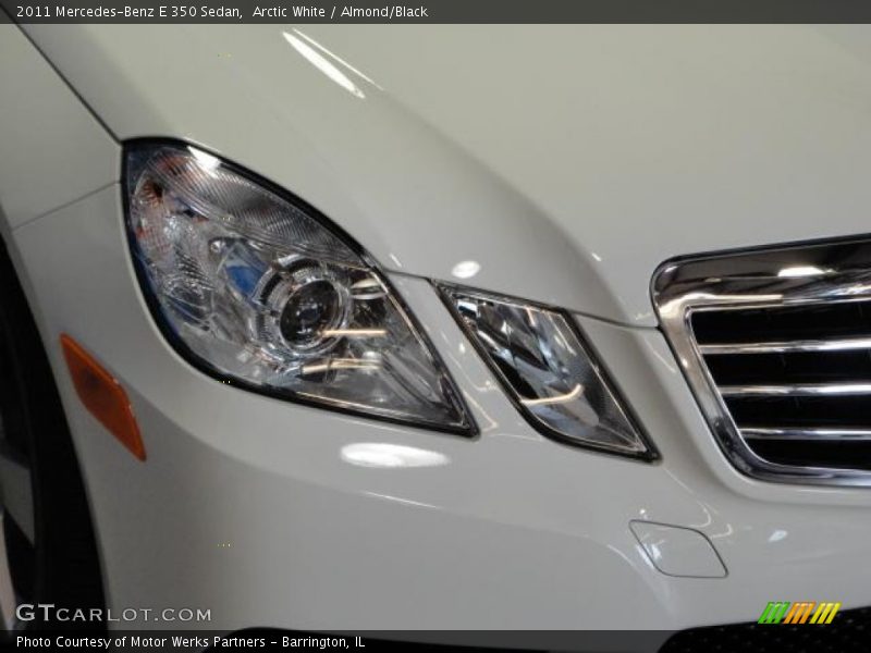 Arctic White / Almond/Black 2011 Mercedes-Benz E 350 Sedan