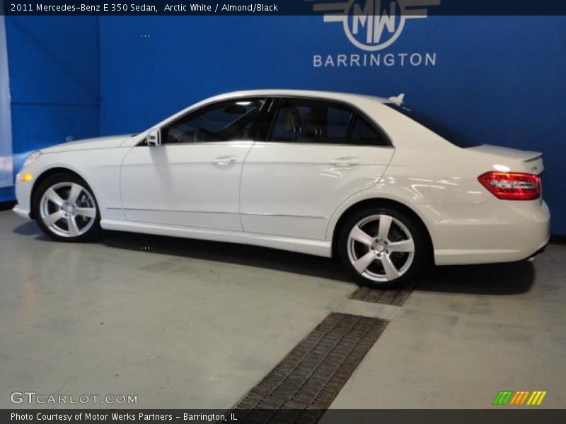 Arctic White / Almond/Black 2011 Mercedes-Benz E 350 Sedan