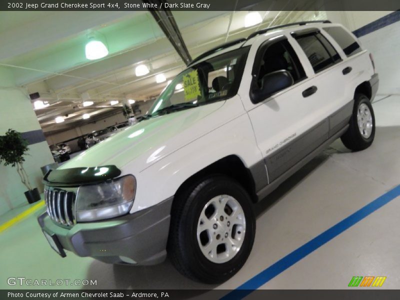 Stone White / Dark Slate Gray 2002 Jeep Grand Cherokee Sport 4x4