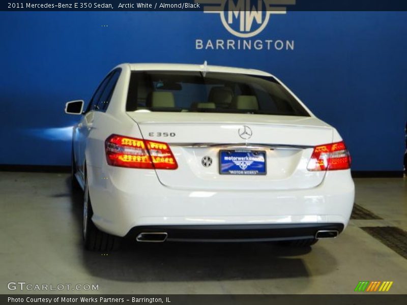 Arctic White / Almond/Black 2011 Mercedes-Benz E 350 Sedan