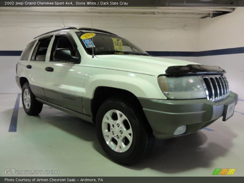Stone White / Dark Slate Gray 2002 Jeep Grand Cherokee Sport 4x4