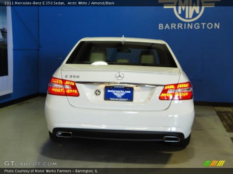 Arctic White / Almond/Black 2011 Mercedes-Benz E 350 Sedan