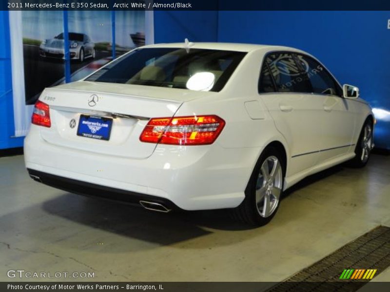 Arctic White / Almond/Black 2011 Mercedes-Benz E 350 Sedan