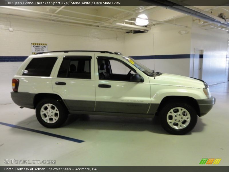 Stone White / Dark Slate Gray 2002 Jeep Grand Cherokee Sport 4x4