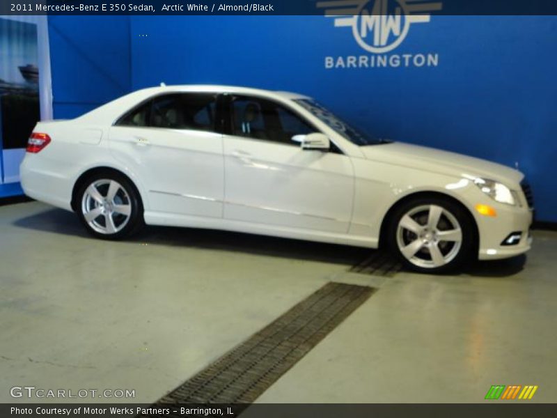 Arctic White / Almond/Black 2011 Mercedes-Benz E 350 Sedan