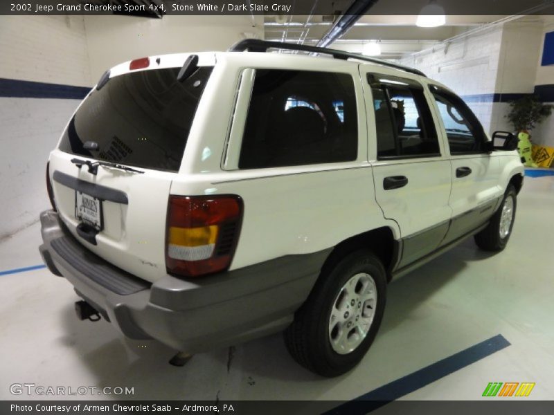 Stone White / Dark Slate Gray 2002 Jeep Grand Cherokee Sport 4x4