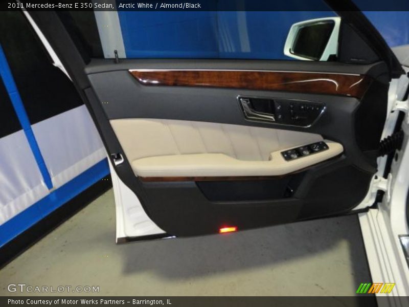 Arctic White / Almond/Black 2011 Mercedes-Benz E 350 Sedan