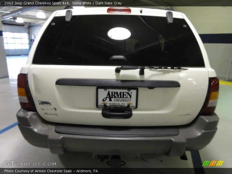 Stone White / Dark Slate Gray 2002 Jeep Grand Cherokee Sport 4x4