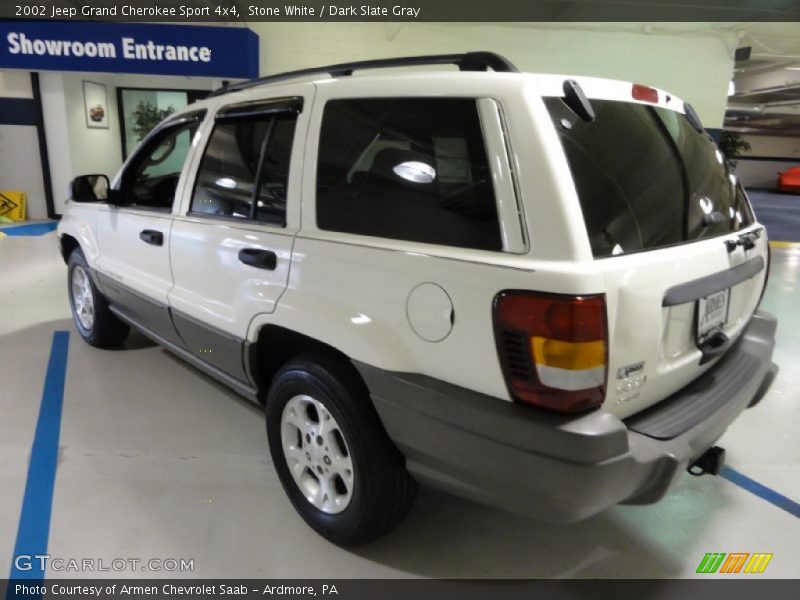 Stone White / Dark Slate Gray 2002 Jeep Grand Cherokee Sport 4x4