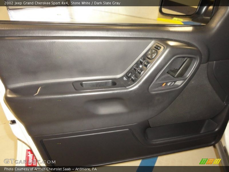 Stone White / Dark Slate Gray 2002 Jeep Grand Cherokee Sport 4x4