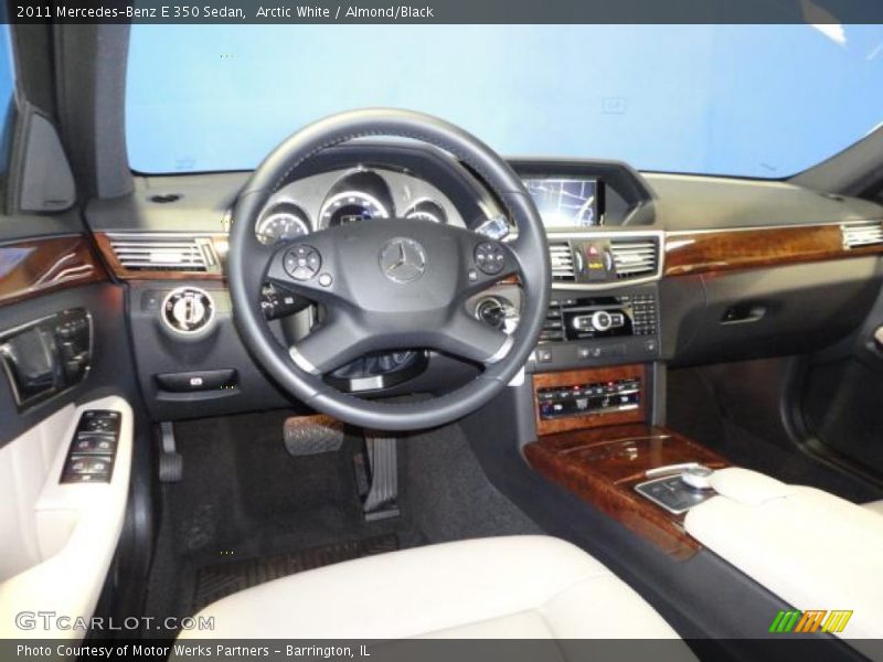 Arctic White / Almond/Black 2011 Mercedes-Benz E 350 Sedan