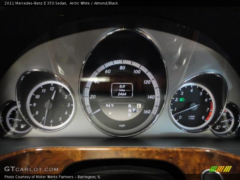 Arctic White / Almond/Black 2011 Mercedes-Benz E 350 Sedan