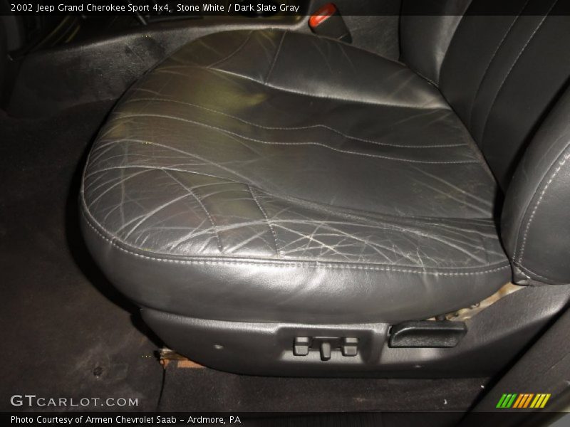 Stone White / Dark Slate Gray 2002 Jeep Grand Cherokee Sport 4x4