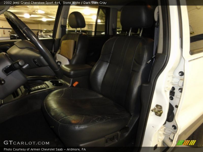 Stone White / Dark Slate Gray 2002 Jeep Grand Cherokee Sport 4x4