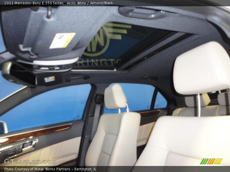 Arctic White / Almond/Black 2011 Mercedes-Benz E 350 Sedan