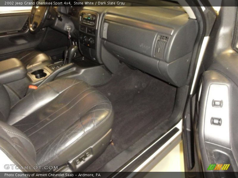 Stone White / Dark Slate Gray 2002 Jeep Grand Cherokee Sport 4x4