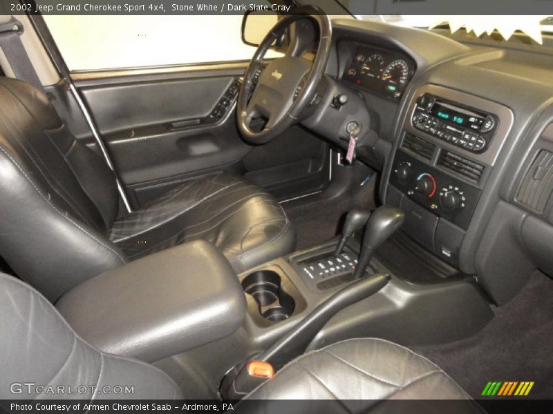Stone White / Dark Slate Gray 2002 Jeep Grand Cherokee Sport 4x4
