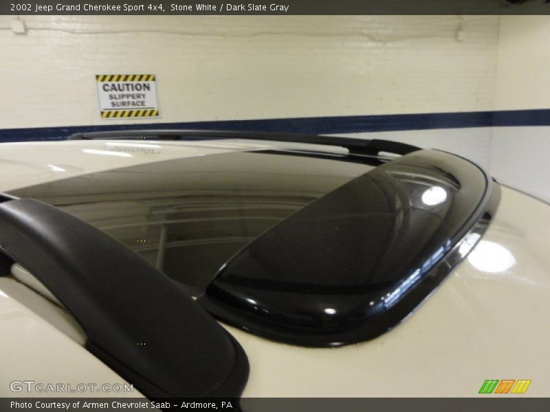 Stone White / Dark Slate Gray 2002 Jeep Grand Cherokee Sport 4x4