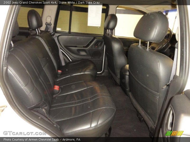 Stone White / Dark Slate Gray 2002 Jeep Grand Cherokee Sport 4x4