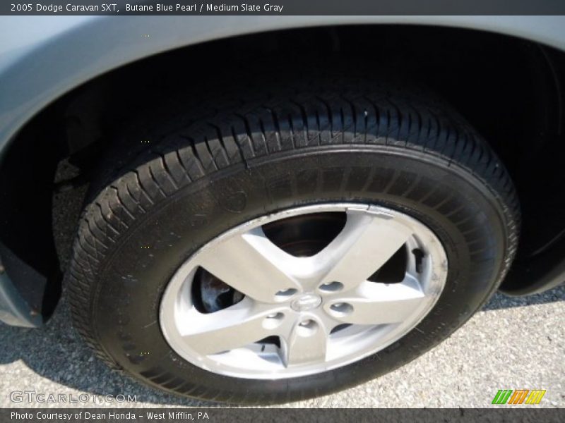 Butane Blue Pearl / Medium Slate Gray 2005 Dodge Caravan SXT