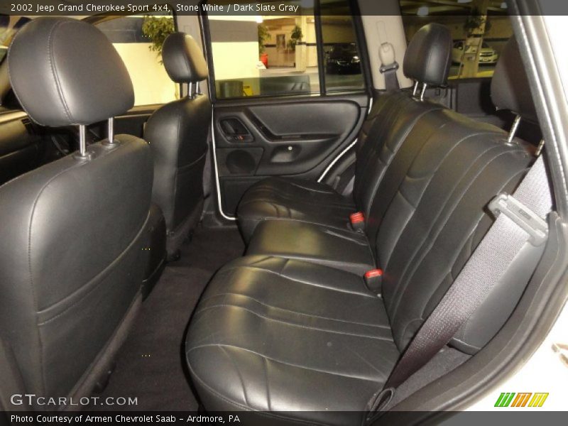 Stone White / Dark Slate Gray 2002 Jeep Grand Cherokee Sport 4x4