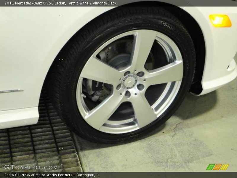 Arctic White / Almond/Black 2011 Mercedes-Benz E 350 Sedan
