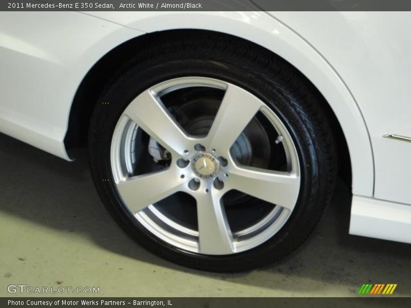 Arctic White / Almond/Black 2011 Mercedes-Benz E 350 Sedan