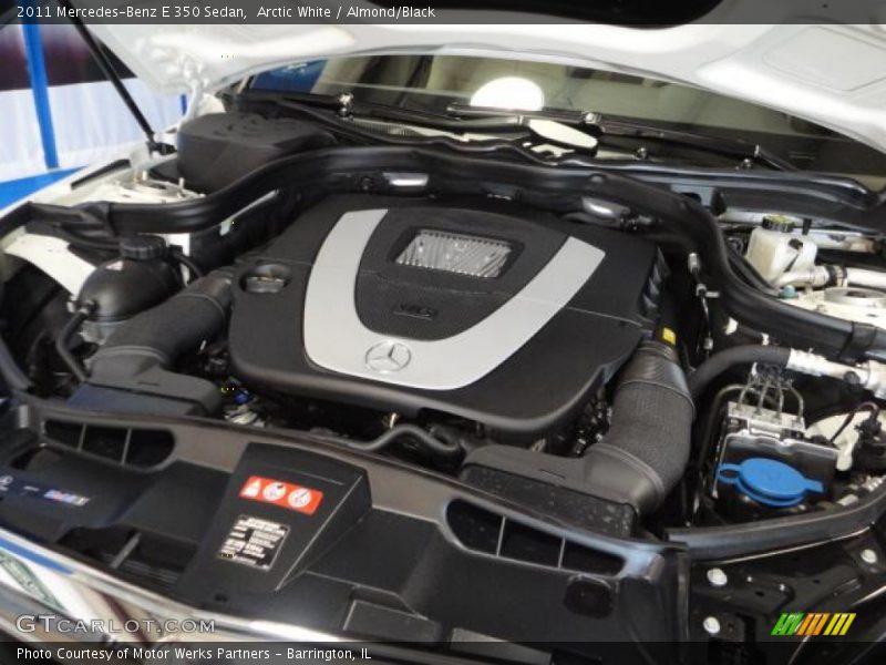 Arctic White / Almond/Black 2011 Mercedes-Benz E 350 Sedan