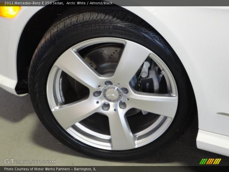 Arctic White / Almond/Black 2011 Mercedes-Benz E 350 Sedan