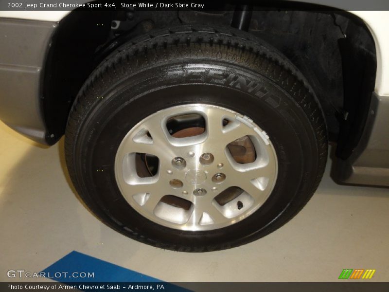 Stone White / Dark Slate Gray 2002 Jeep Grand Cherokee Sport 4x4