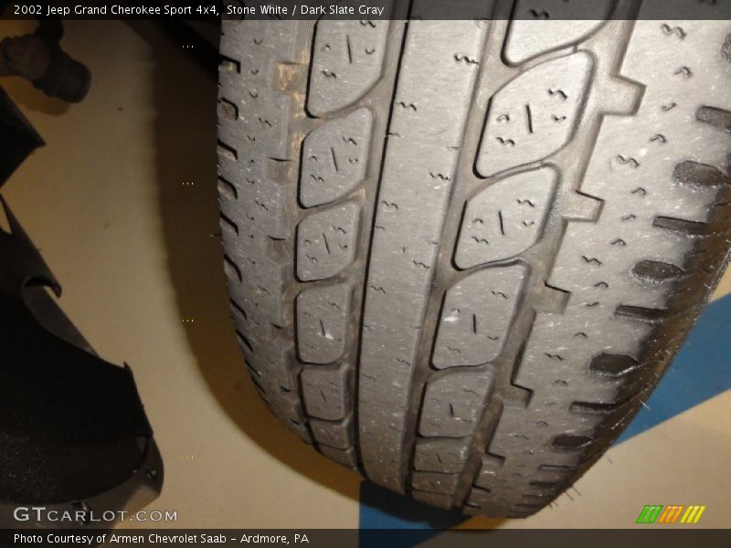 Stone White / Dark Slate Gray 2002 Jeep Grand Cherokee Sport 4x4