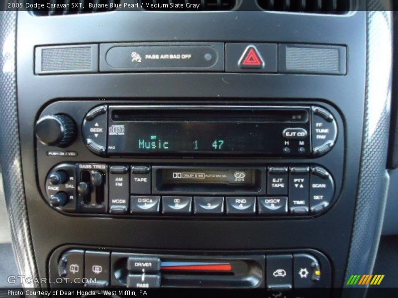 Butane Blue Pearl / Medium Slate Gray 2005 Dodge Caravan SXT