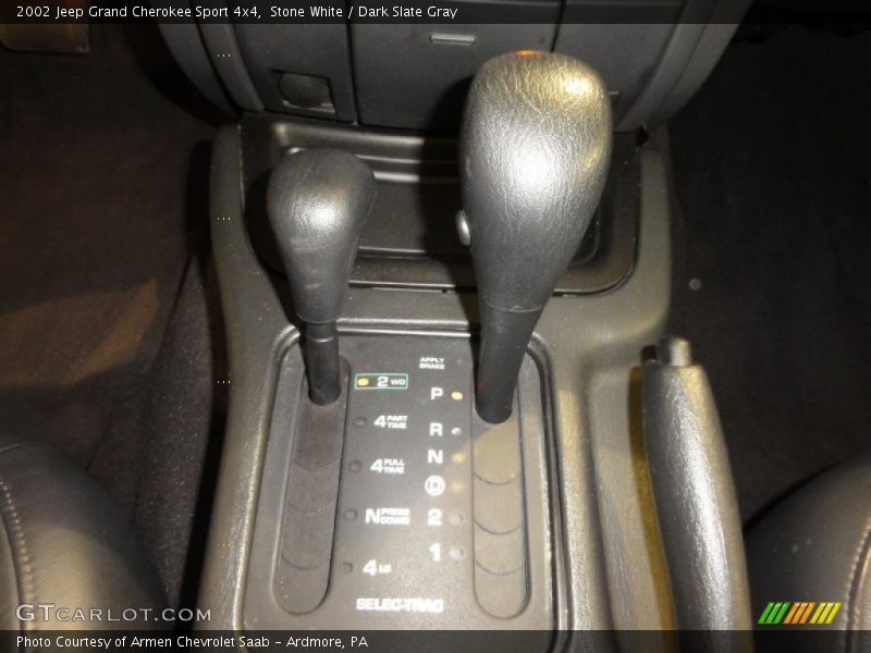 Stone White / Dark Slate Gray 2002 Jeep Grand Cherokee Sport 4x4