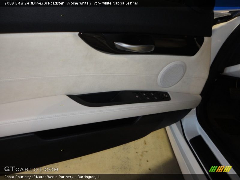 Alpine White / Ivory White Nappa Leather 2009 BMW Z4 sDrive30i Roadster