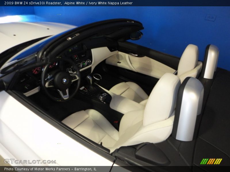 Alpine White / Ivory White Nappa Leather 2009 BMW Z4 sDrive30i Roadster