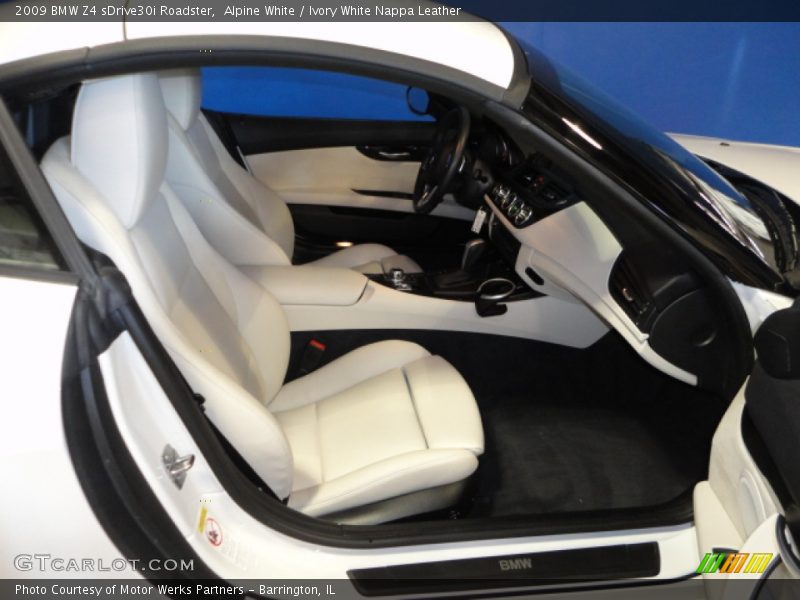Alpine White / Ivory White Nappa Leather 2009 BMW Z4 sDrive30i Roadster