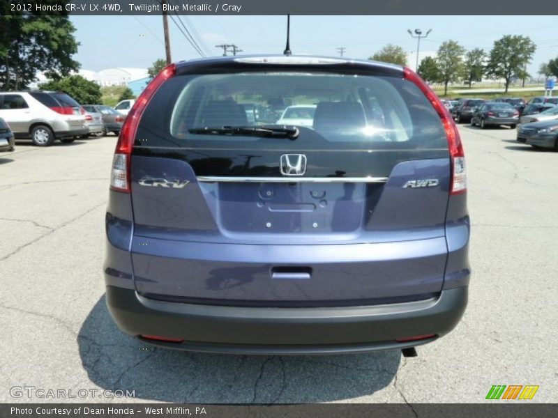 Twilight Blue Metallic / Gray 2012 Honda CR-V LX 4WD