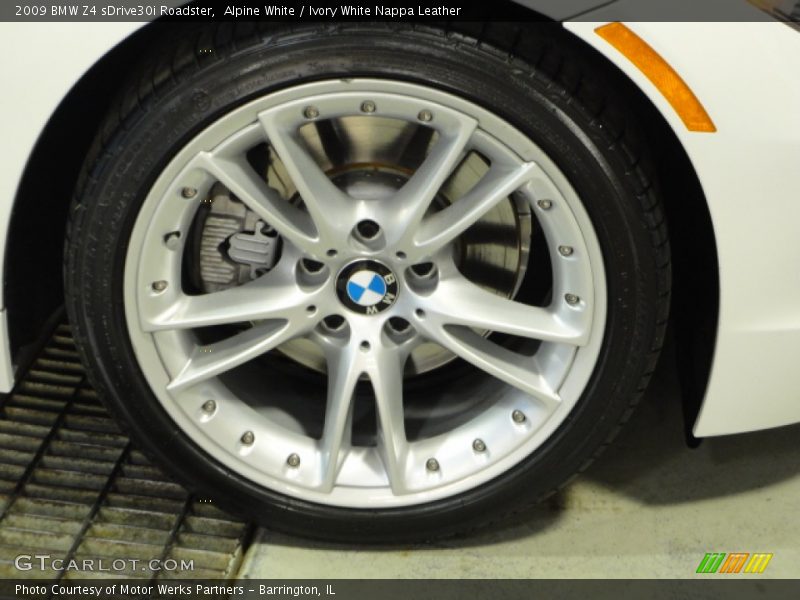 Alpine White / Ivory White Nappa Leather 2009 BMW Z4 sDrive30i Roadster