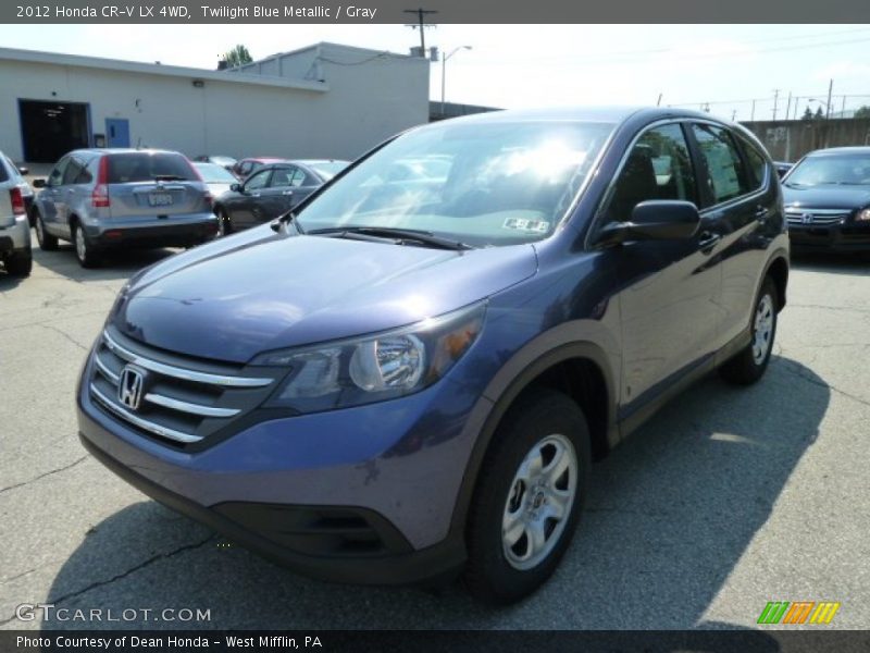 Twilight Blue Metallic / Gray 2012 Honda CR-V LX 4WD