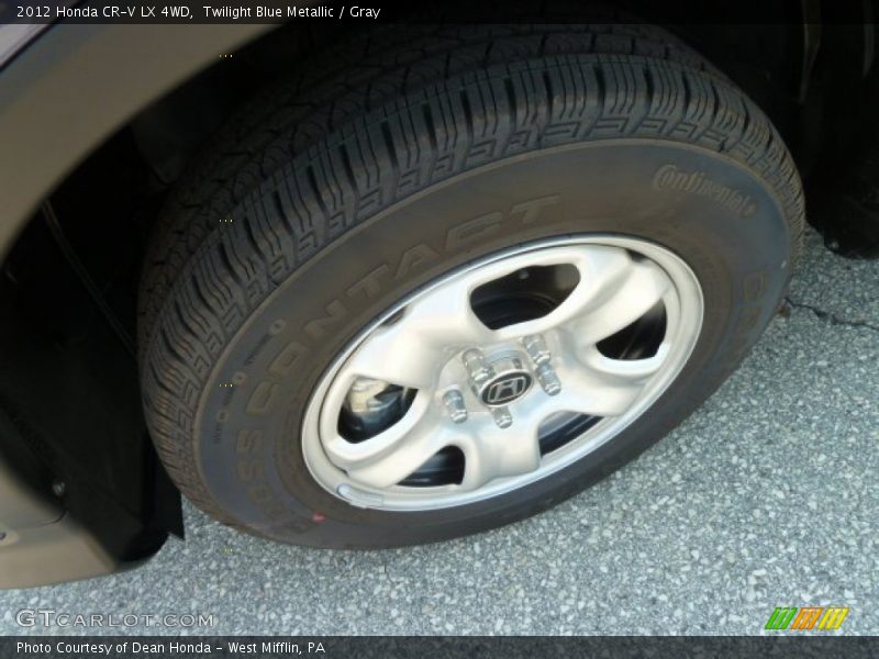 Twilight Blue Metallic / Gray 2012 Honda CR-V LX 4WD