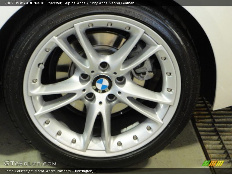 Alpine White / Ivory White Nappa Leather 2009 BMW Z4 sDrive30i Roadster