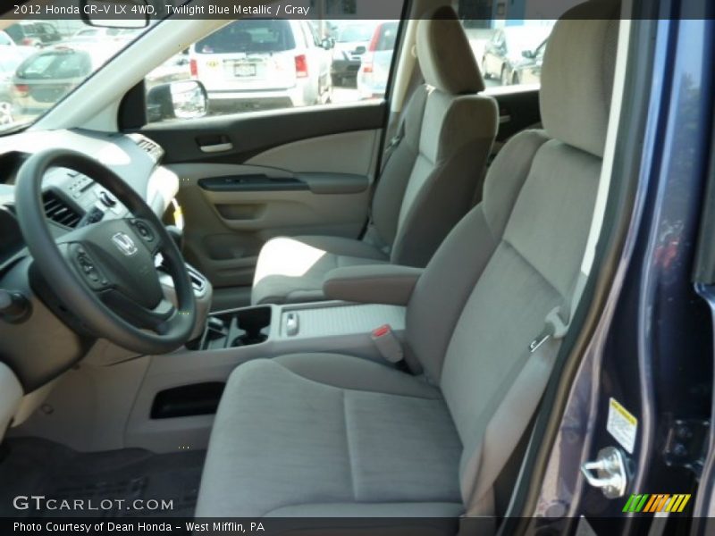 Twilight Blue Metallic / Gray 2012 Honda CR-V LX 4WD