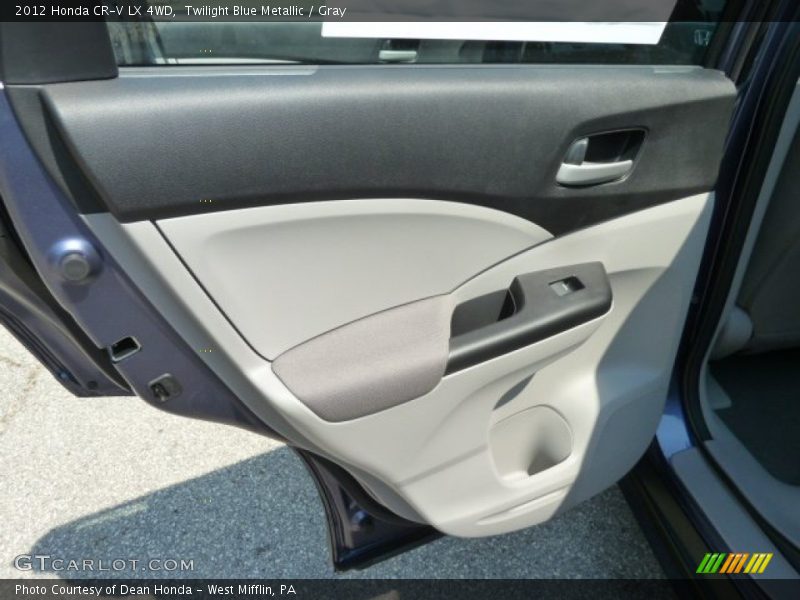 Twilight Blue Metallic / Gray 2012 Honda CR-V LX 4WD