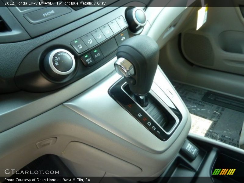 Twilight Blue Metallic / Gray 2012 Honda CR-V LX 4WD